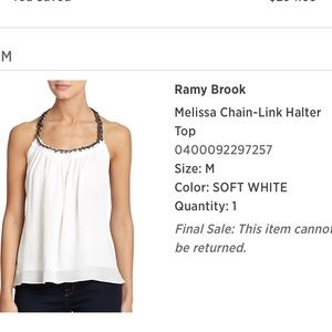 RAMY BROOK HALTER TOP-NEW